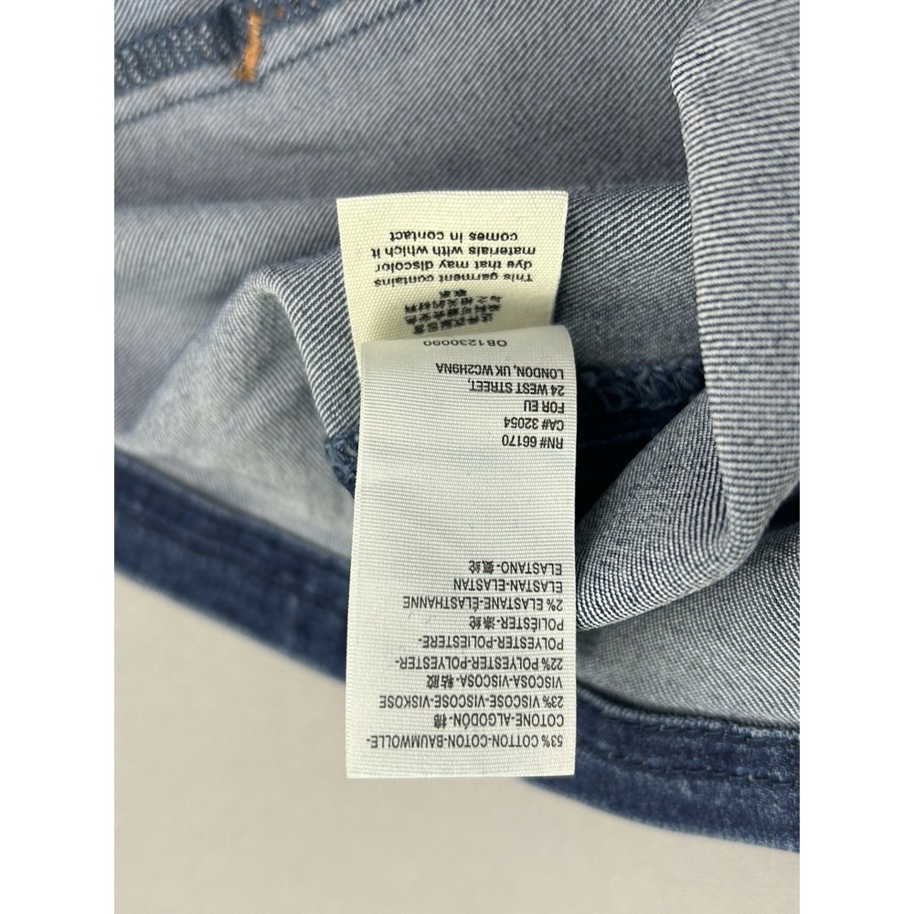 Free People Women's 8 Denim‎ Retro Mini Skirt - Picture 9 of 10